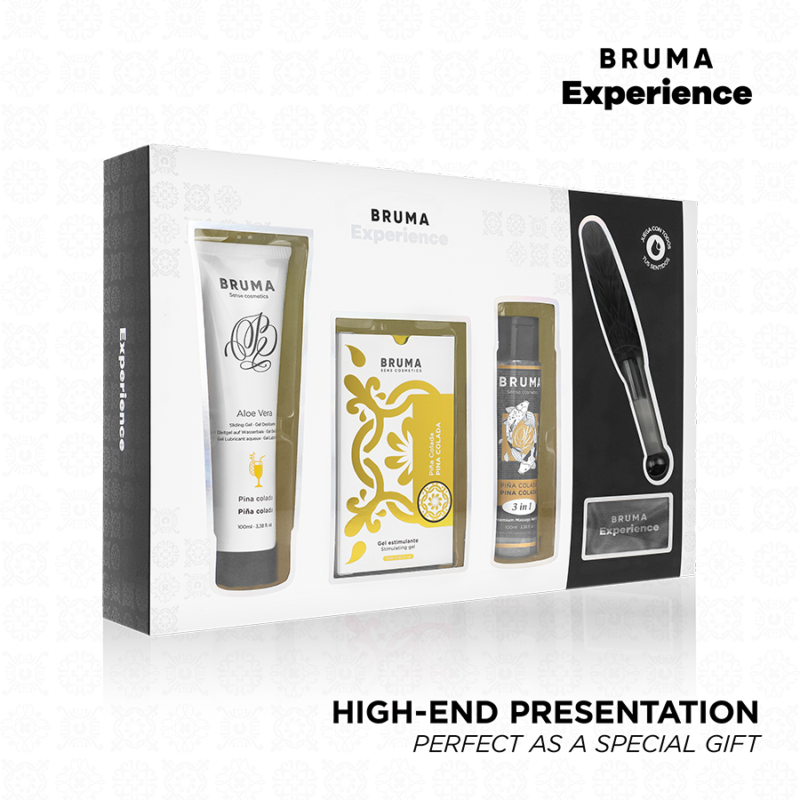 BRUMA XPERIENCE – SWEET PINA COLADA TEMPTATION PACK WITH ORGASM ENHANCER