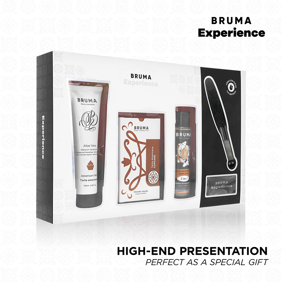 BRUMA XPERIENCE – SWEET TEMPTATION KIT VIBRO-ORGASMIC AMERICAN CAKE