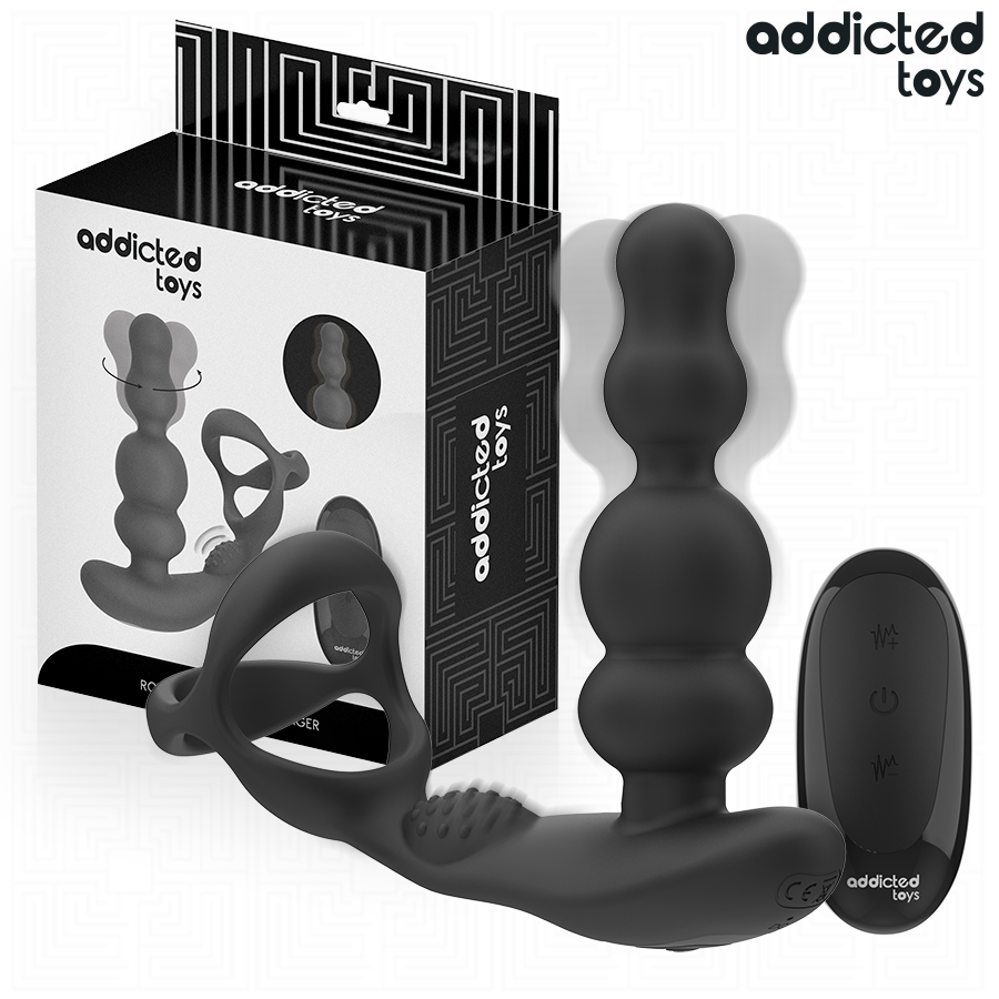 ADDICTED TOYS – ROTATING PROSTATE MASSAGER REMOTE CONTROL