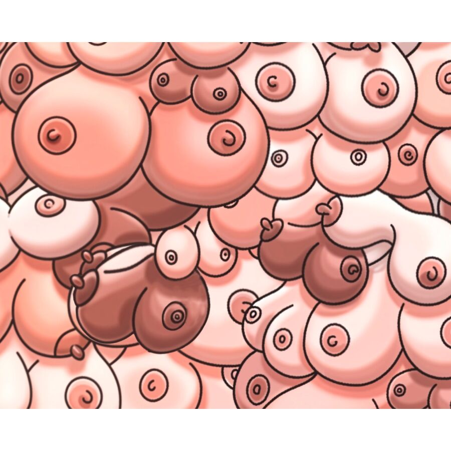 DIABLO PICANTE – COLOR MOUSE PAD WITH BOOBS DESIGN