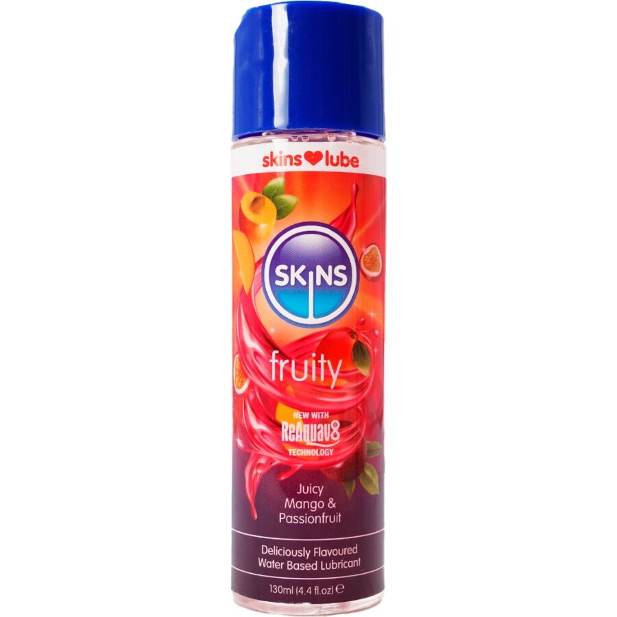 SKINS - FRUITY WATER-BASED LUBRICANT MANGO PASSION FRUIT 130 ML