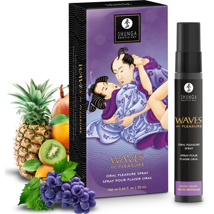 SHUNGA – WAVES PLEASURE SPRAY ORAL SEDUCTIVE EXOTIC FRUITS 20 ML
