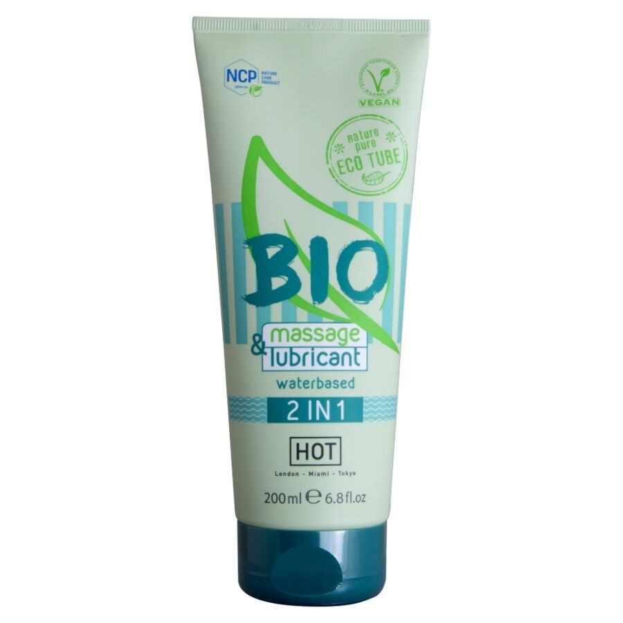 HOT - BIO MASSAGE LUBRICANT WATERBASED 2 IN 1 200 ML