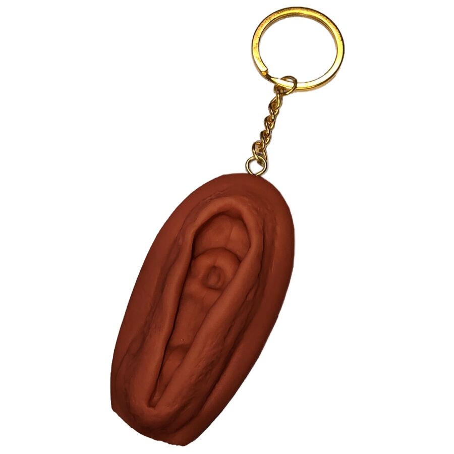 DIABLO PICANTE – VAGINA KEYCHAIN DARK TONE