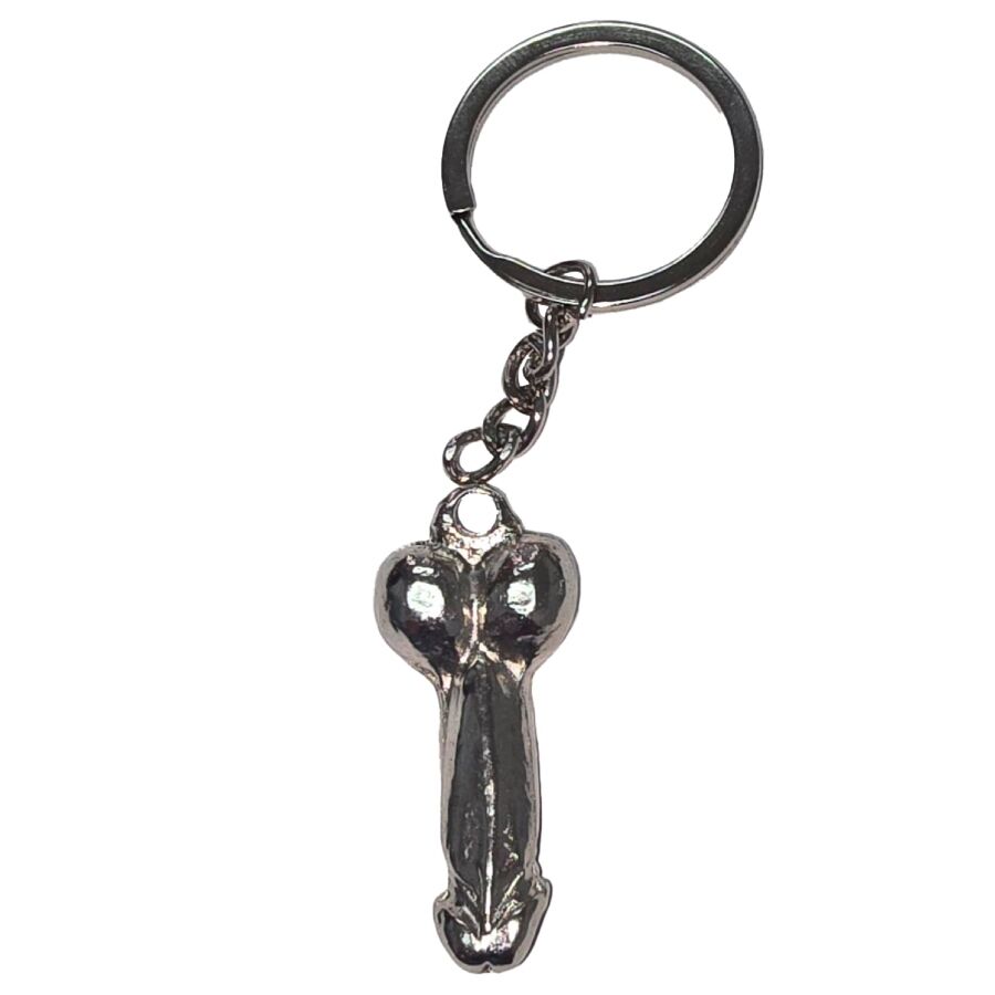DIABLO PICANTE – SILVER METAL PENIS KEYCHAIN