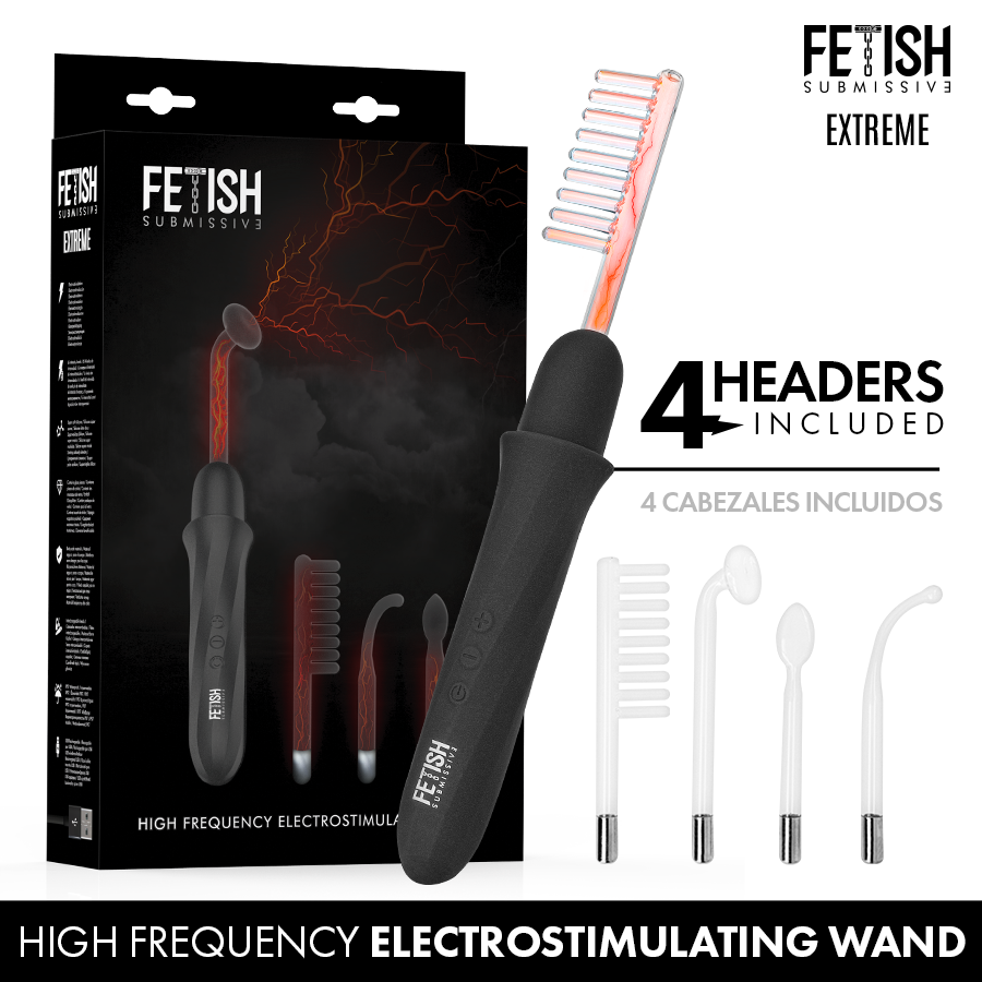 FETISH SUBMISSIVE – HIGH FREQUENCY ELECTROSTIMULATION WAND